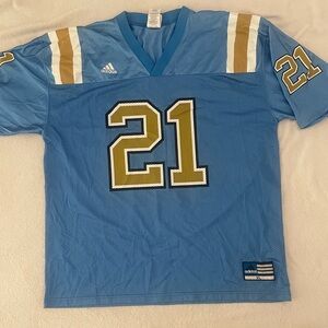 UCLA Bruins #82 Blue NCAA Adidas Team Football Jersey Men XL